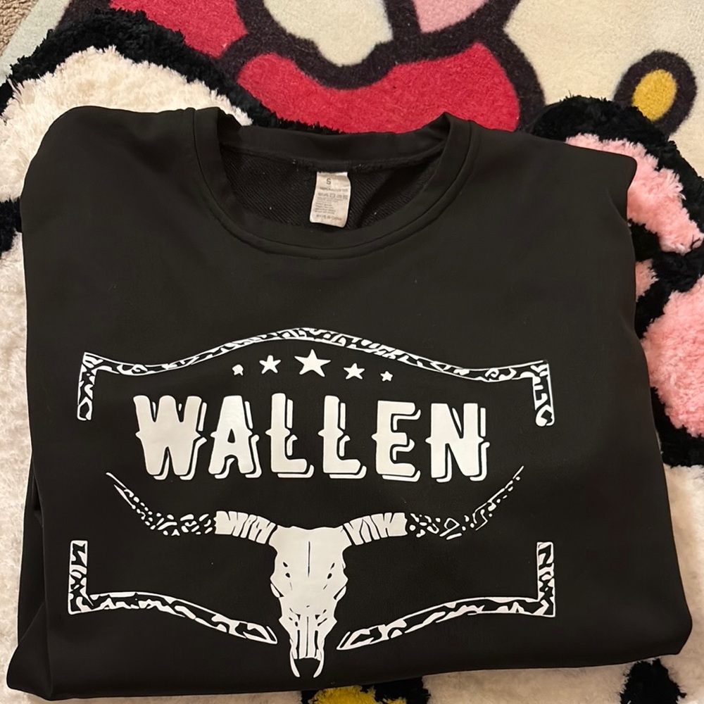 Black Morgan Wallen Graphic Sweatshirt